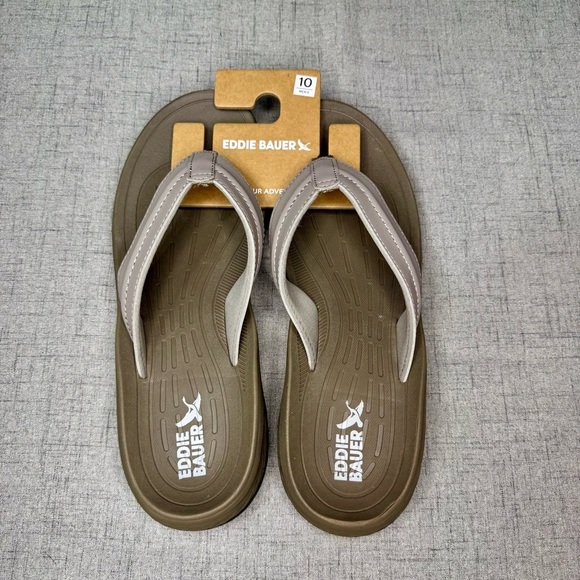Mens Break Point 2 Flip Flops Sandals Mushroom Comfy Walking Summer Size 10 NWT main image 5